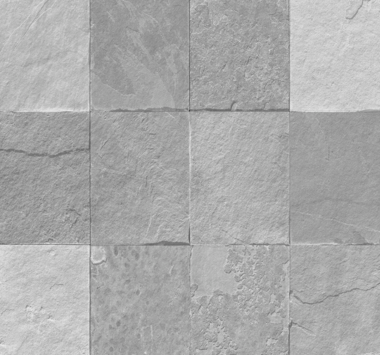 Stone pattern grayscale stone wallpaper - TenStickers