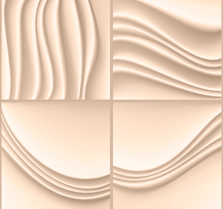 Satin Dream Abstract Wallpaper - TenStickers