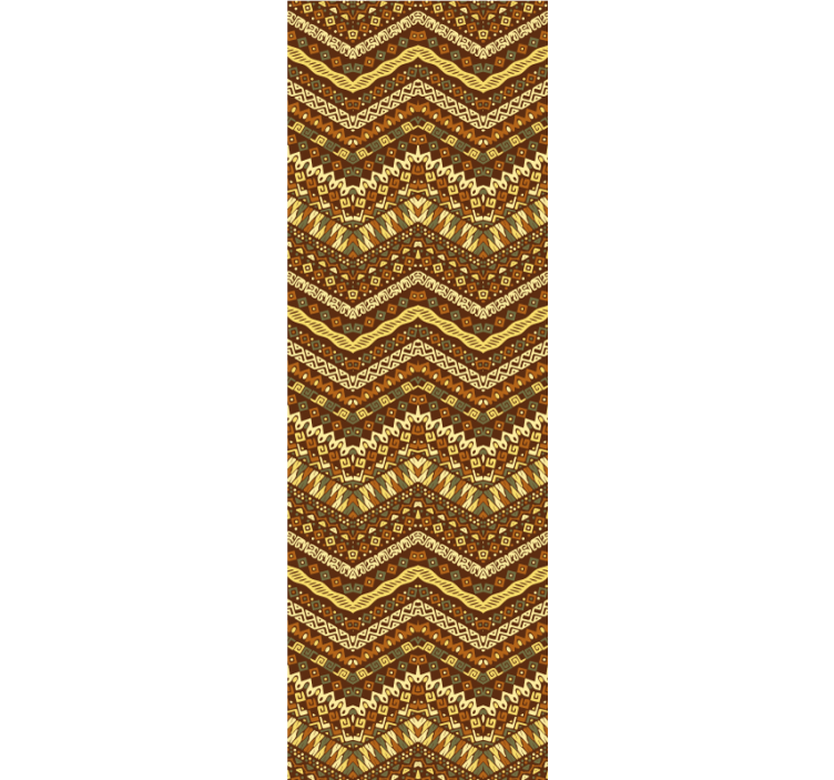 Intricate Tribal Pattern ornamental wallpaper - TenStickers