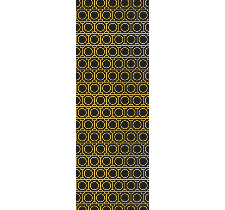 Geometric Rings wallpaper geometric - TenStickers