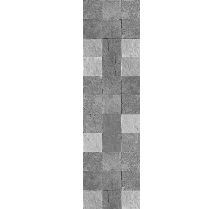 Geometric Stone stone effect wallpaper - TenStickers