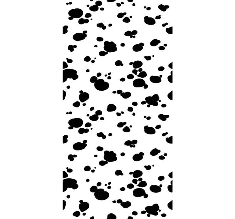 Paw Print Pattern cute dog wallpaper - TenStickers