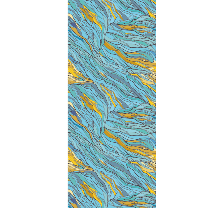 Abstract Organic Flow abstract wallpaper - TenStickers