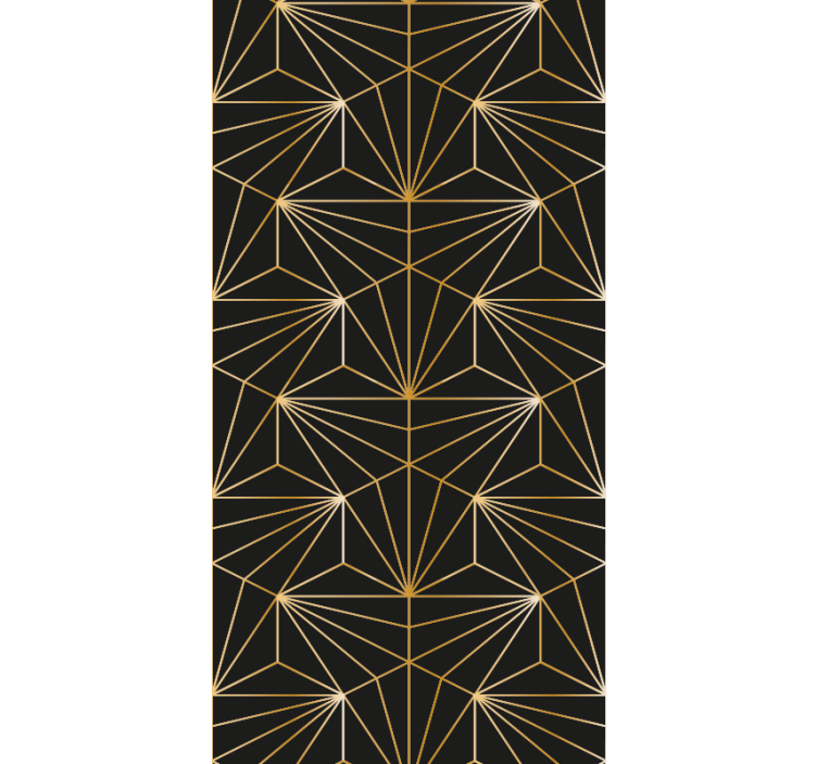 Geometric Lines Fusion wallpaper geometric - TenStickers