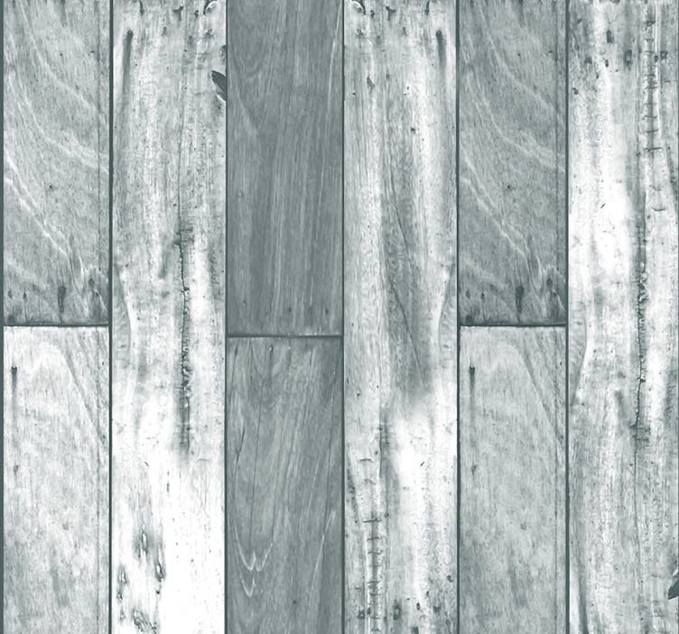 Grey Wood Textured Wallpaper - TenStickers
