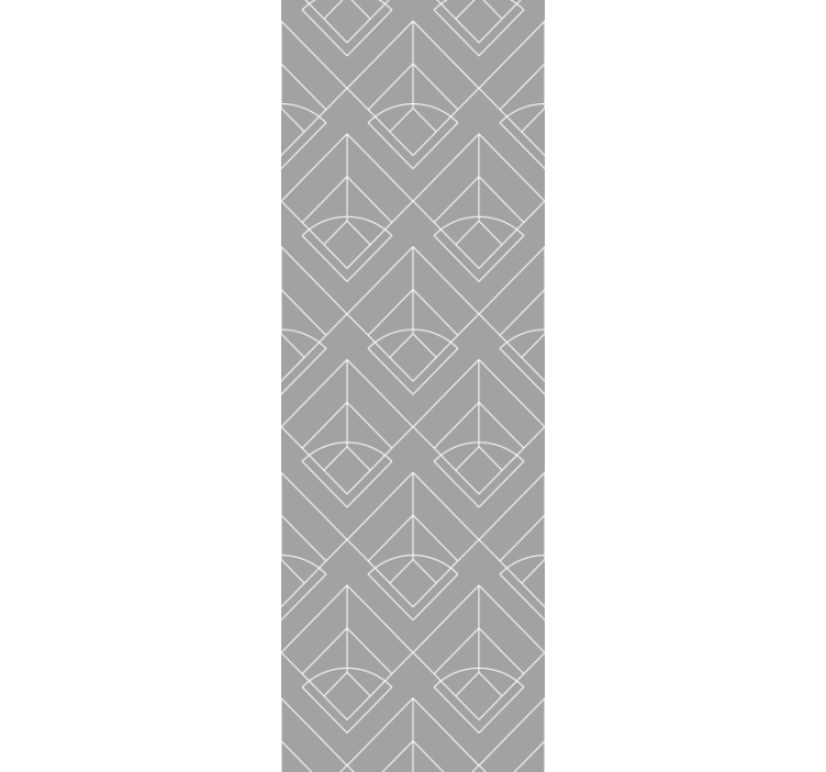 Luxury white lines pattern Modern Wallpaper - TenStickers