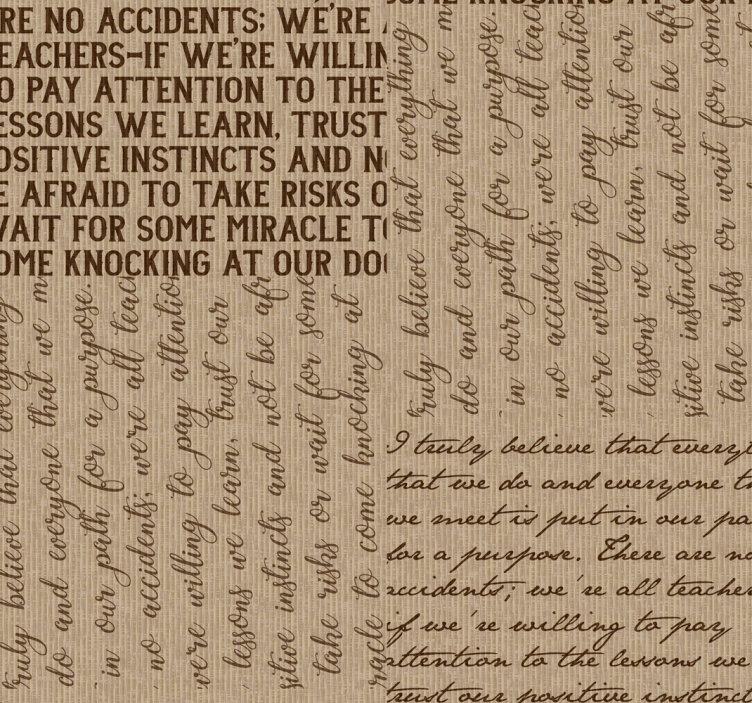 What We Believe Letter Wallpaper - TenStickers