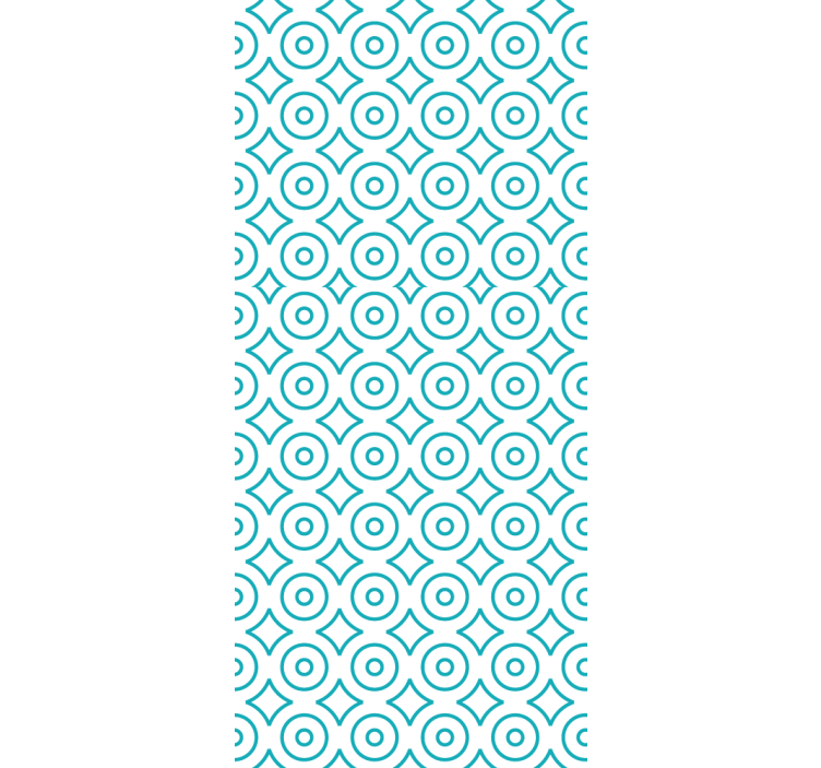 Circular Geometric Pattern wallpaper geometric - TenStickers