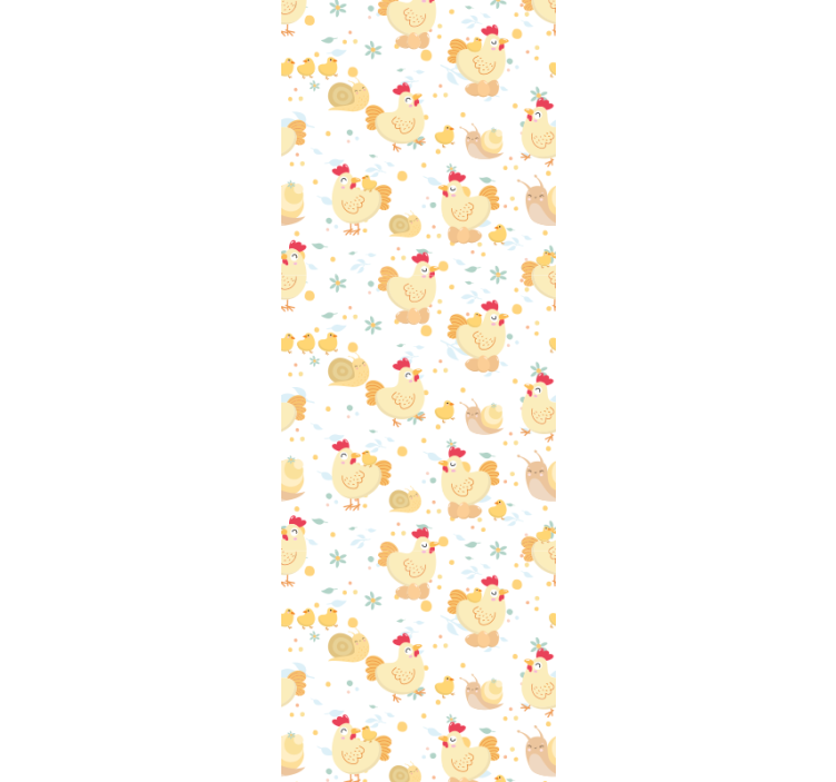 Charming Chickens animals wallpaper - TenStickers