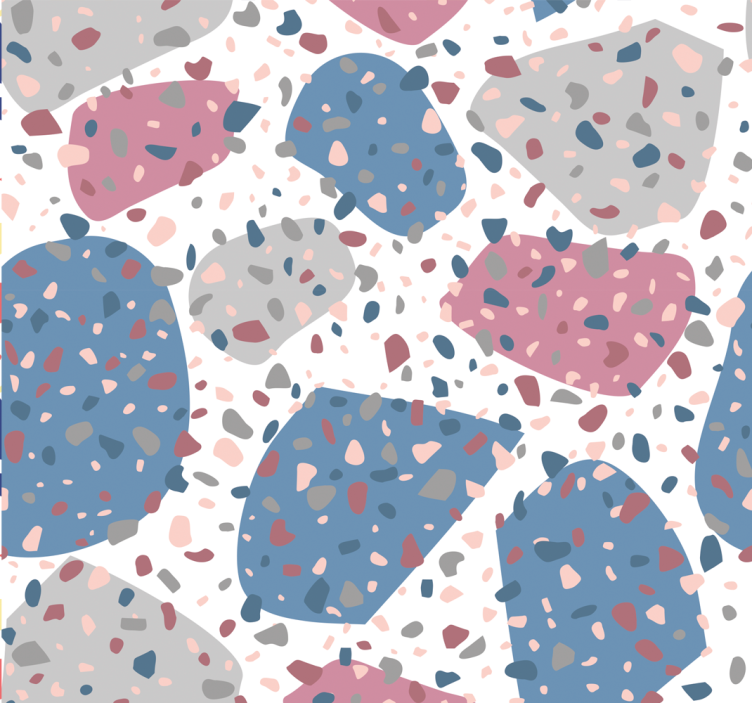 Speckled Terrazzo polka dots wallpaper - TenStickers