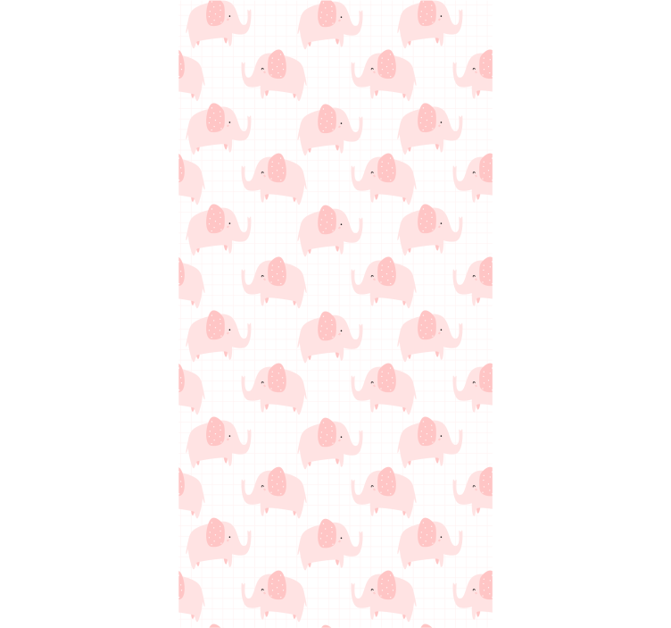 Elephant Parade Pattern elephants wallpaper - TenStickers