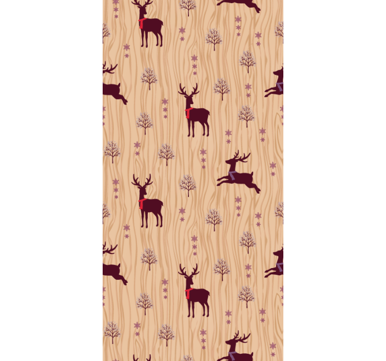 Rustic Forest Fauna animals wallpaper - TenStickers