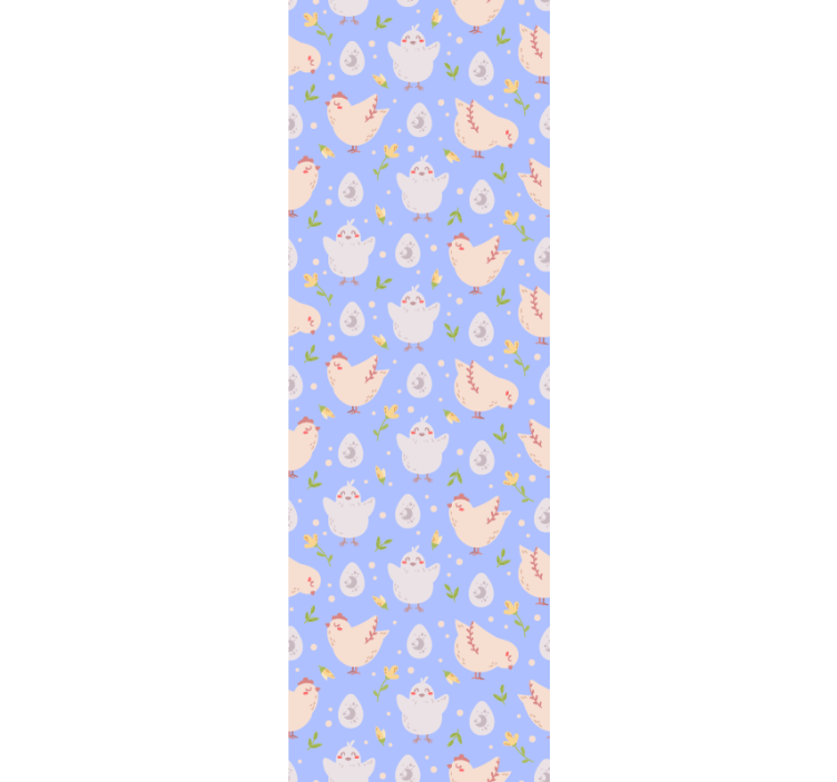 Chicken characters for kids Bedroom Wallpaper - TenStickers