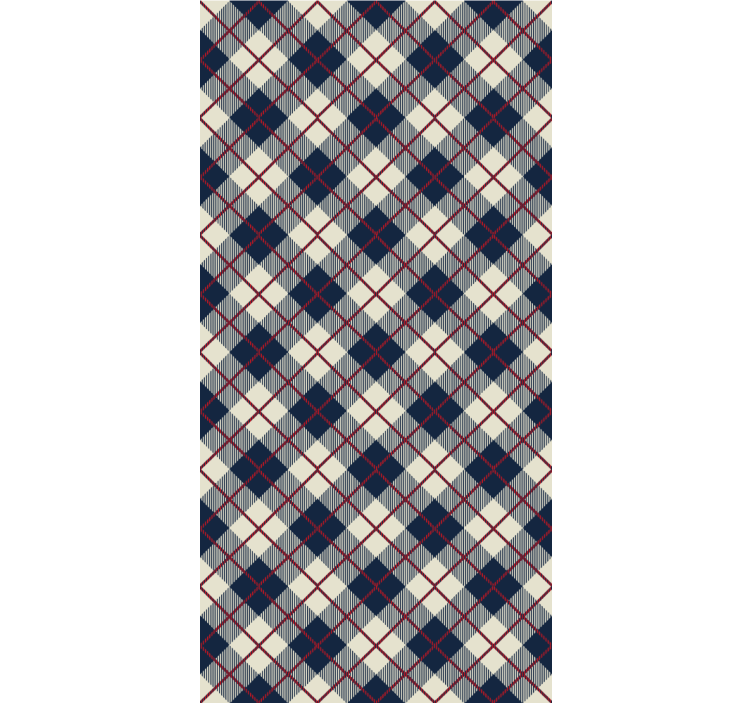 Argyle Pattern wallpaper geometric - TenStickers