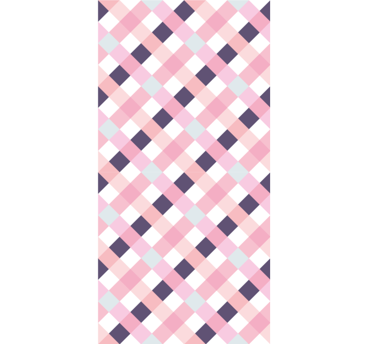 Pastel Argyle Pattern wallpaper geometric - TenStickers