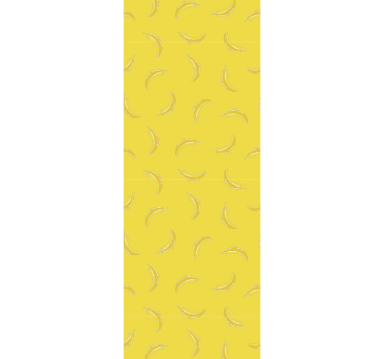 Banana Motif Design kitchen wallpaper - TenStickers