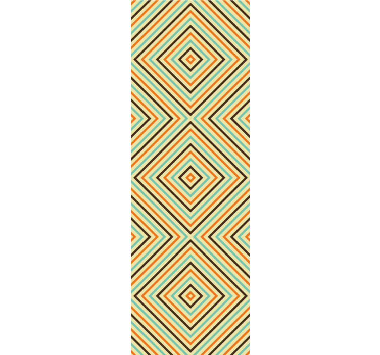 Geometric Rhombus wallpaper geometric - TenStickers