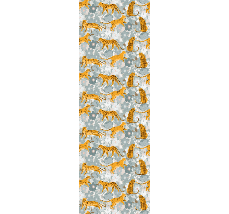 Leopard Motif animals wallpaper - TenStickers