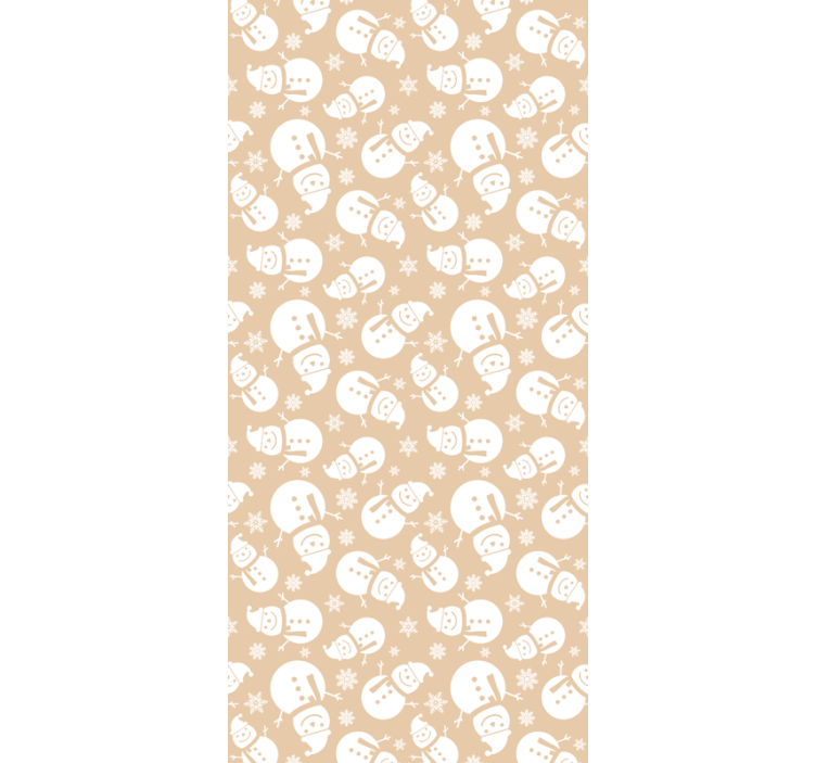 Snowy Pattern nature wallpaper - TenStickers