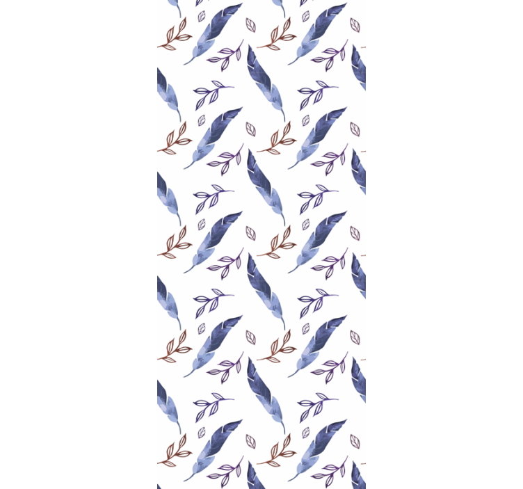 Floral Diagonal Pattern flowers wallpaper - TenStickers