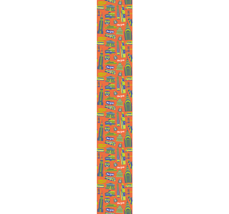 Urban Landmarks wallpaper new york - TenStickers