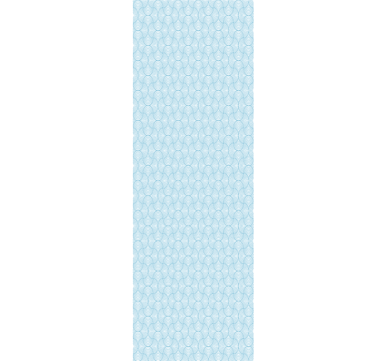 Waves Pattern wallpaper geometric - TenStickers