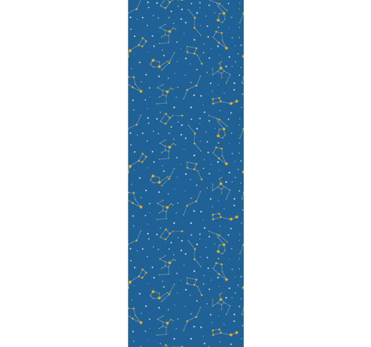 Constellations on sky graphic Star wallpaper - TenStickers