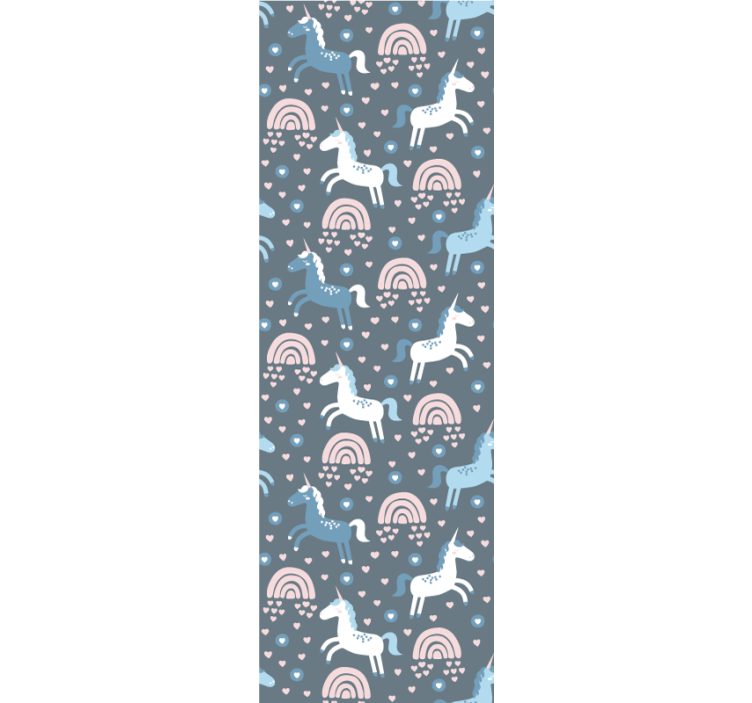 Giraffe Rainbows Motif animals wallpaper - TenStickers