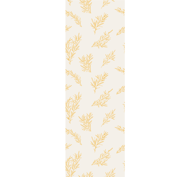 Botanical Foliage Pattern flowers wallpaper - TenStickers