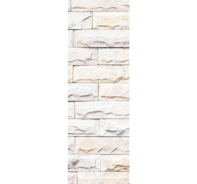 Faux Brick Facade bricks wallpaper - TenStickers