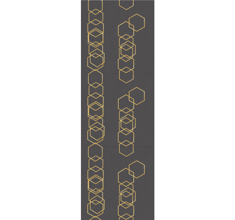 Geometric Linear Design wallpaper geometric - TenStickers