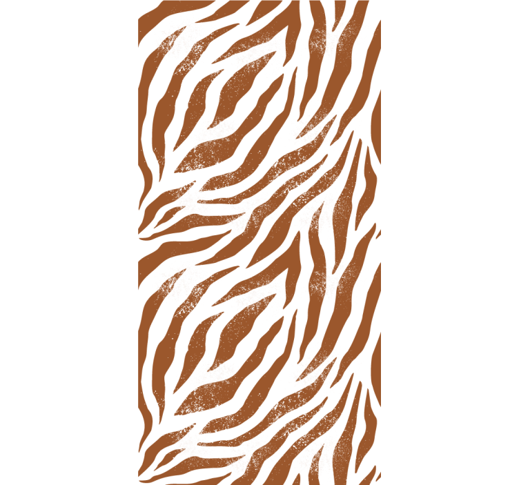 Striking Animal Print wallpaper zebras - TenStickers