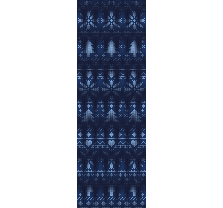 Festive Knit Pattern holiday christmas wallpaper - TenStickers