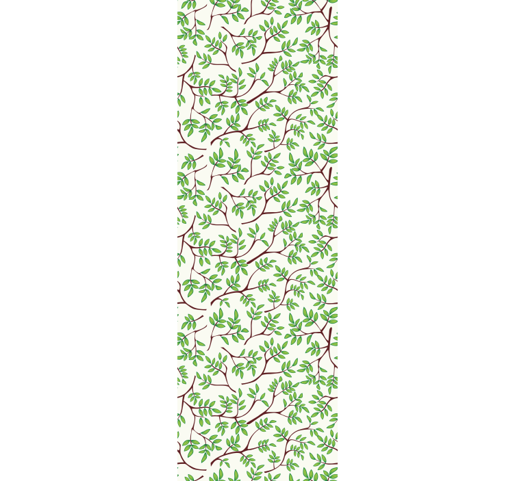 Botanical Branches leaves wallpaper - TenStickers