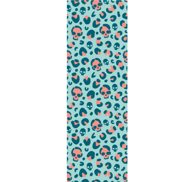 Skulls Pattern cute halloween wallpaper - TenStickers