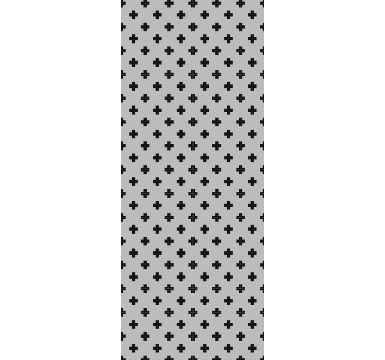 Cross Pattern goemetric wallpaper - TenStickers