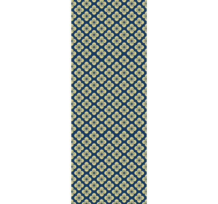 Ornamental  Pattern floral wallpaper - TenStickers