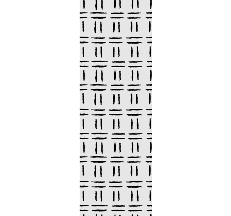 Geometric line configuration nordic wallpaper - TenStickers