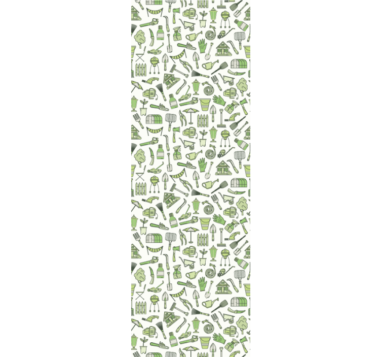 Urban Gardening Theme city wallpaper - TenStickers