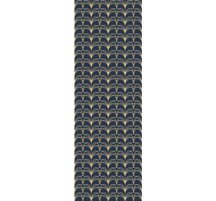 Art Deco Arcs wallpaper geometric - TenStickers