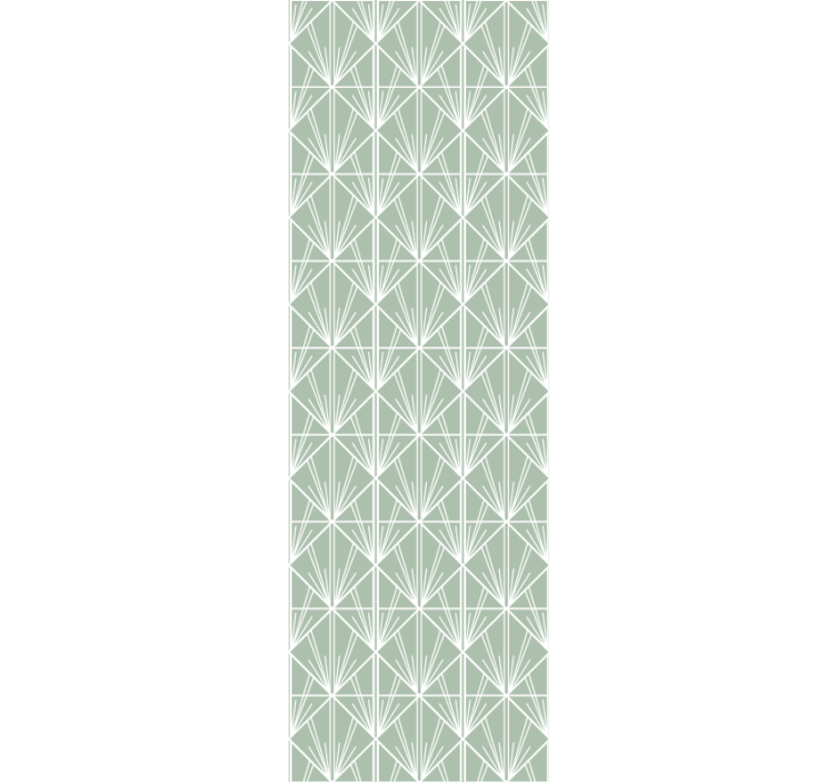Art Deco Inspired wallpaper geometric - TenStickers