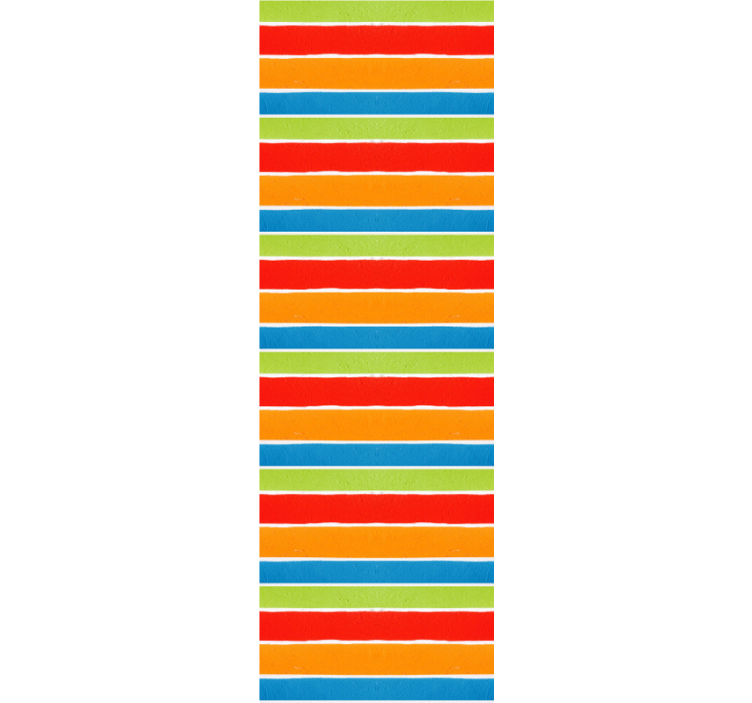 Multicolor Stripes wallpaper striped - TenStickers