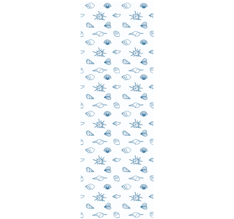 Nautical Sketch Motif fishes wallpaper - TenStickers
