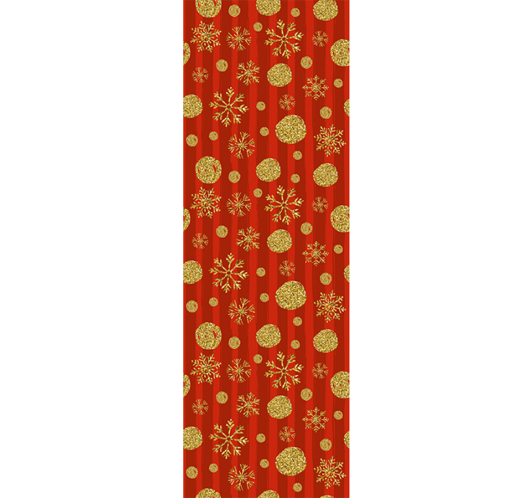 Festive Glitter Ornaments holiday christmas wallpaper - TenStickers