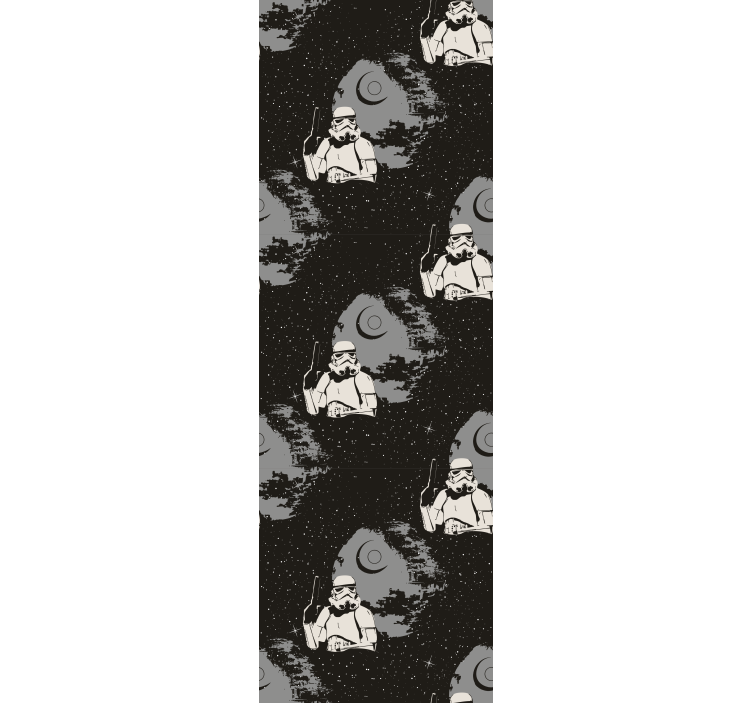 Typical white troop pattern Teen room wallpaper - TenStickers