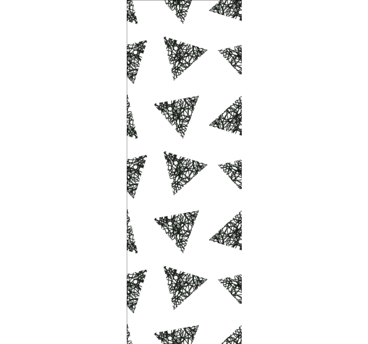 Triangles wallpaper scribble triangles - TenStickers