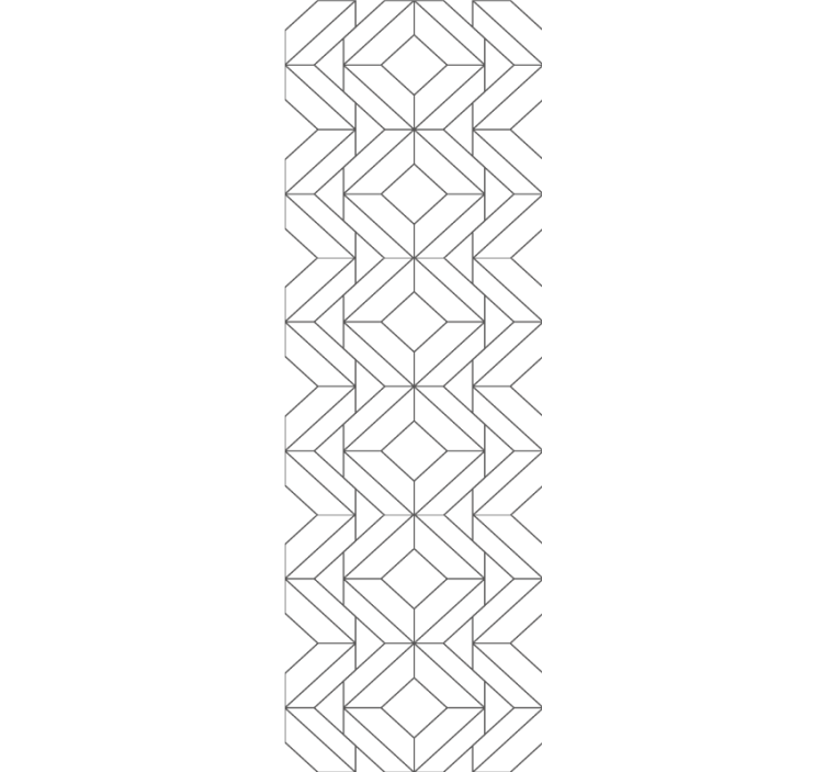 Modern Patterned Elements wallpaper geometric - TenStickers