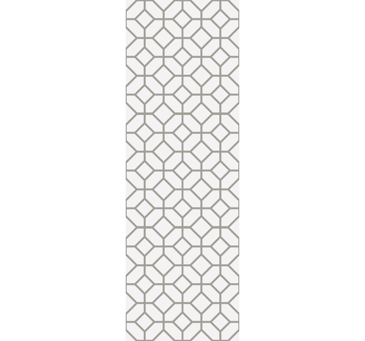 Squarred Hamptons pattern square wallpaper - TenStickers