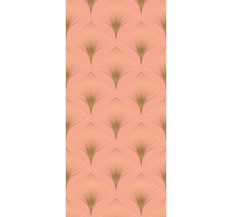 Elegant palm trees pattern floral wallpaper - TenStickers