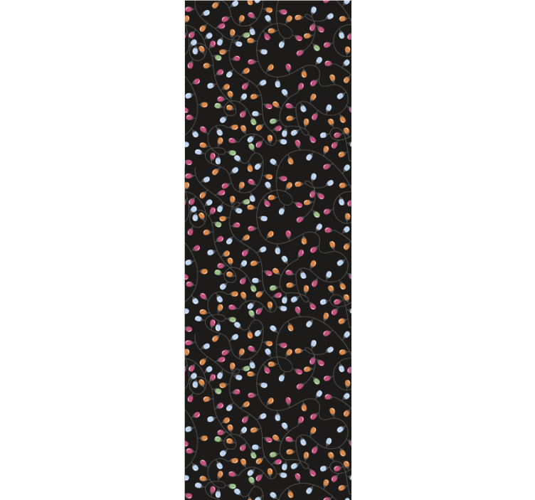 Festive Light Patterns holiday christmas wallpaper - TenStickers